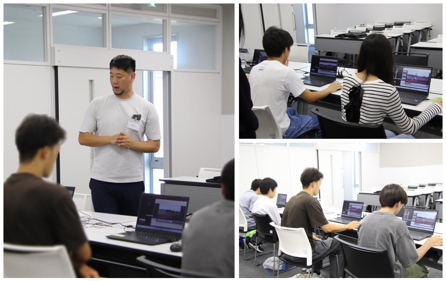 オープンキャンパス　映像分析　亜細亜大学